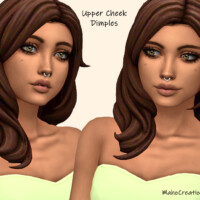 Upper Cheek Dimples By Mahocreations