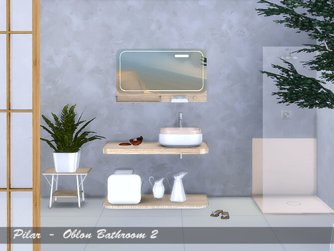 Sims 4 Oblon Bathroom 2 by Pilar at TSR