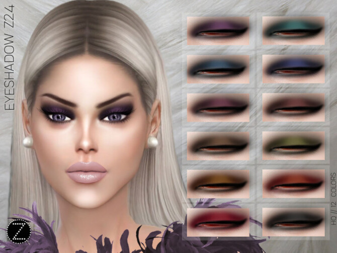 Sims 4 EYESHADOW Z24 by ZENX at TSR