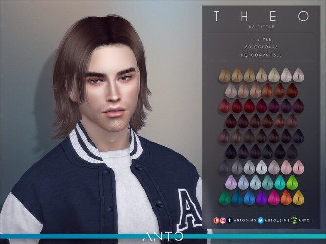Theo Long Male Hair By Anto