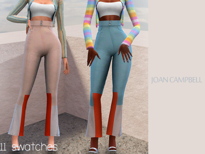 Sims 4 Chloe pants by Joan Campbell Beauty at TSR