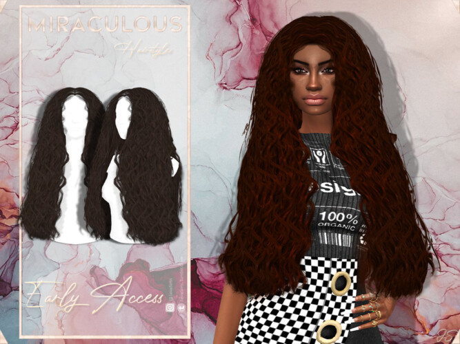 Miraculous Hairstyle by JavaSims at TSR » Sims 4 Updates