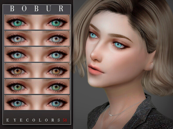 Sims 4 Eyecolors 51 by Bobur3 at TSR