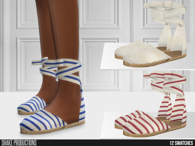 Sims 4 669 Espadrilles by ShakeProductions at TSR