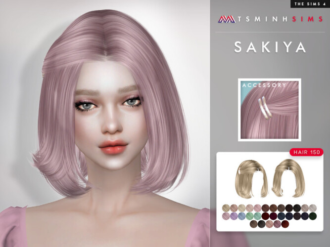 Sakiya Hair 150 Set By Tsminhsims