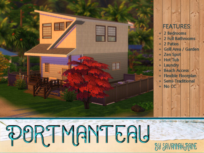 Sims 4 Portmanteau by by SavannahRaine at Mod The Sims 4