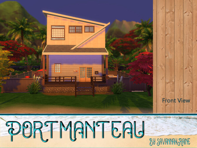 Sims 4 Portmanteau by by SavannahRaine at Mod The Sims 4