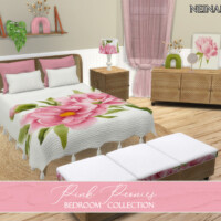 Pink Peonies Bedroom By Neinahpets