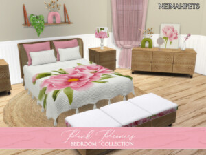Pink Peonies Bedroom By Neinahpets