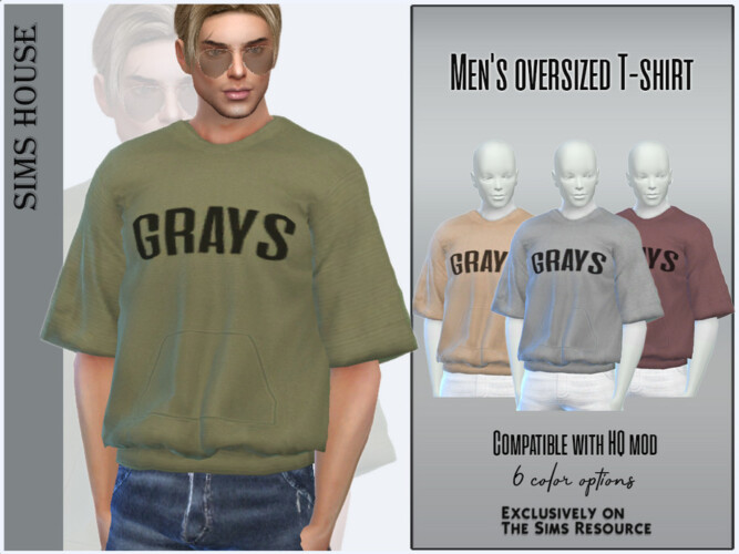 Men’s Oversized T-shirt By Sims House