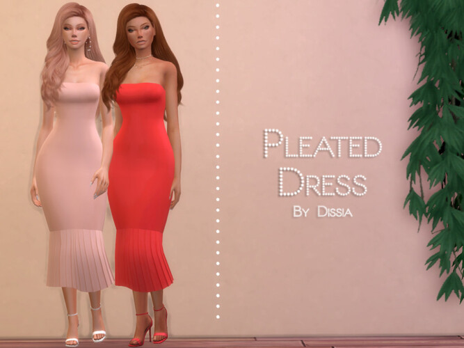 Pleated Dress By Dissia