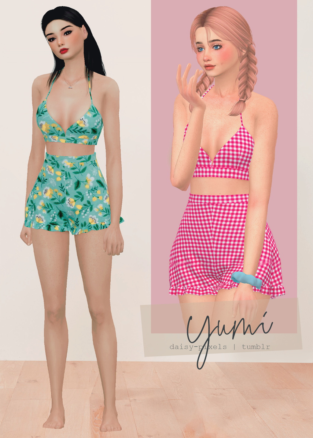 Yumi Set at Daisy Pixels » Sims 4 Updates