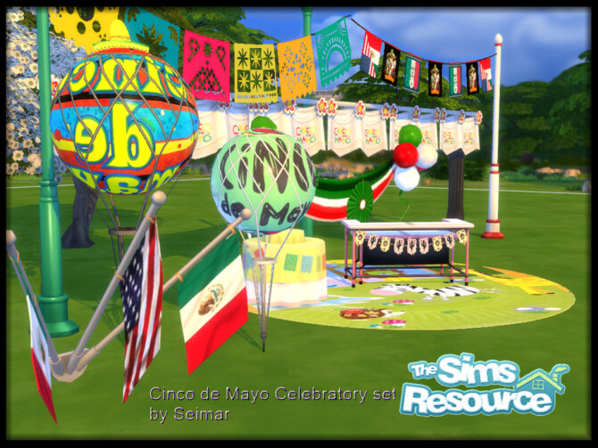 Sims 4 Cinco de Mayo Celebratory set by seimar8 at TSR