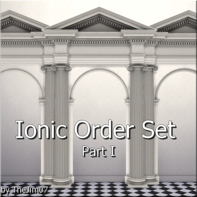 Sims 4 Ionic Order Set Part I by TheJim07 at Mod The Sims 4