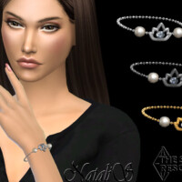 Lotus Pearl Chain Bracelet By Natalis