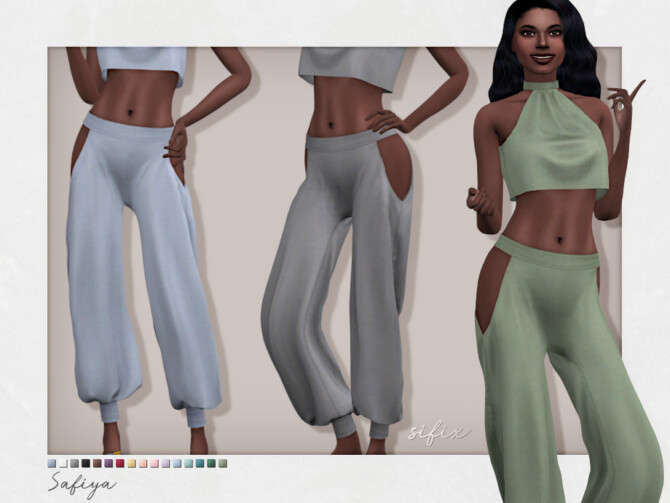 Sims 4 Safiya Pants by Sifix at TSR