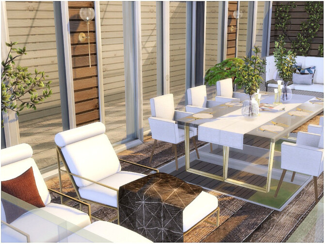Sims 4 White Terrace by lotsbymanal at TSR