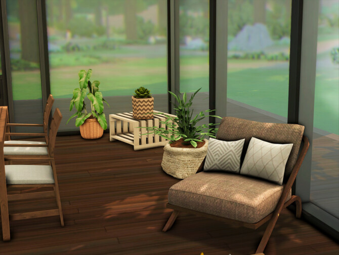 Sims 4 Sunroom by xogerardine at TSR