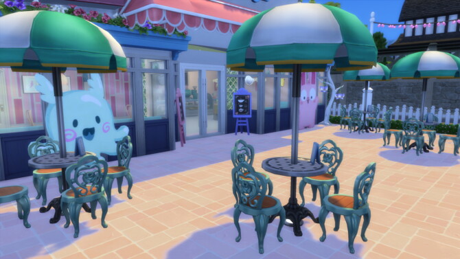 Sims 4 Creamy Cones Ice Cream Shop by Planetsims.youtube at Mod The Sims 4