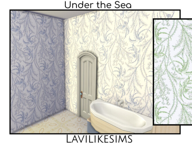 Sims 4 Under the Sea wallpaper by lavilikesims at TSR