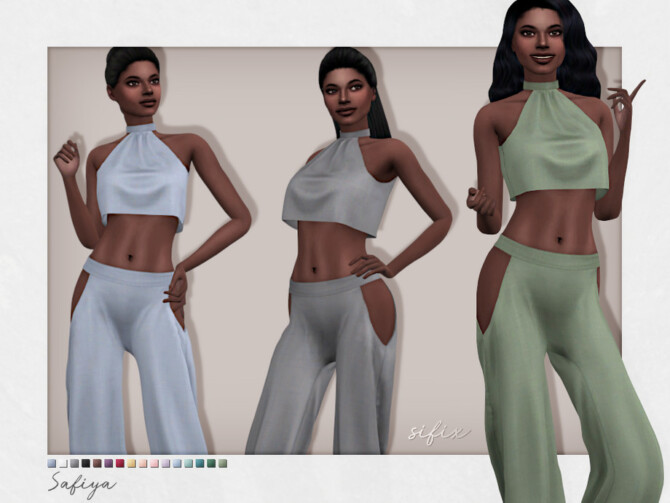 Sims 4 Safiya Top by Sifix at TSR