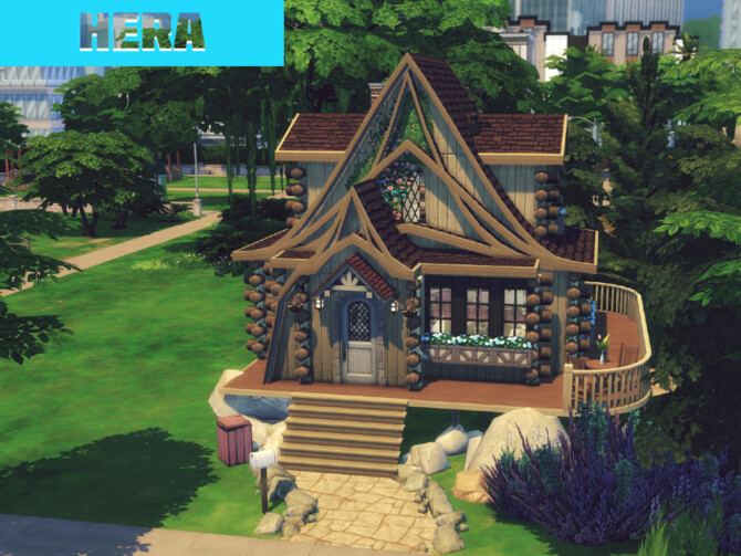 Sims 4 Hera house by GenkaiHaretsu at TSR