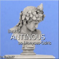 Bust Of Antinous As Dionysus-osiris By Thejim07