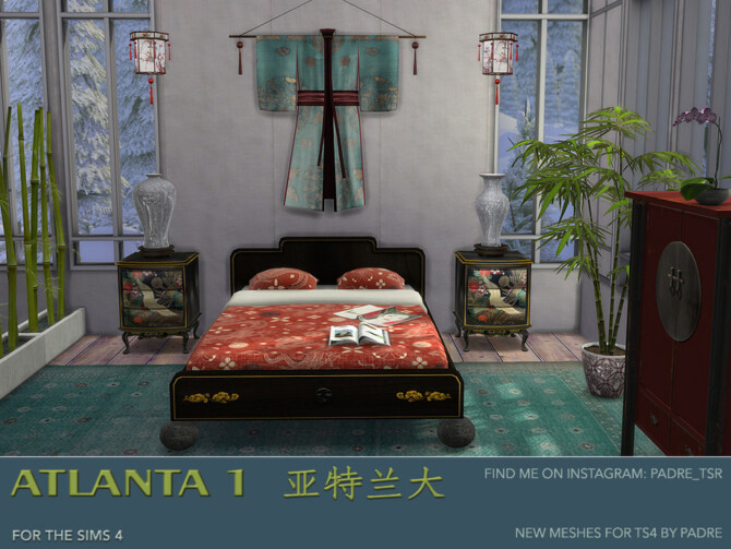 Sims 4 Atlanta 1 Furniture and Deco by Padre at TSR