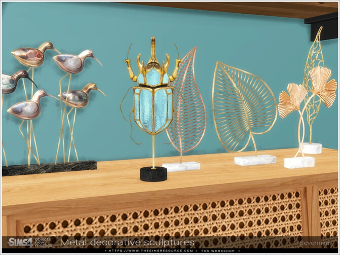 Sims 4 Metal Decorative sculptures by Severinka at TSR