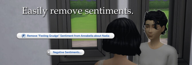 Sims 4 Easy Sentiment Cheats v0.8 by lazarusinashes at Mod The Sims 4