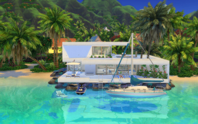 Sims 4 Coral Residence by alexiasi at Mod The Sims 4