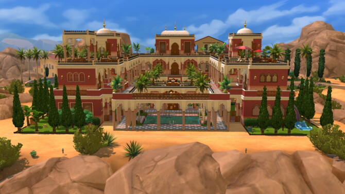 Sims 4 Qasr Hadiqat Al Kabir (CC) by JasonRMJ at Mod The Sims 4