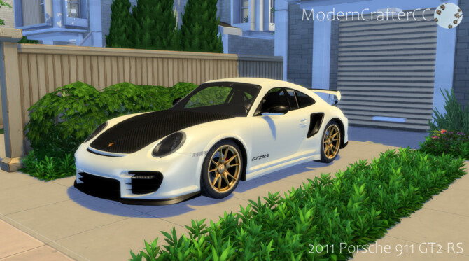 Sims 4 2011 Porsche 911 GT2 RS at Modern Crafter CC