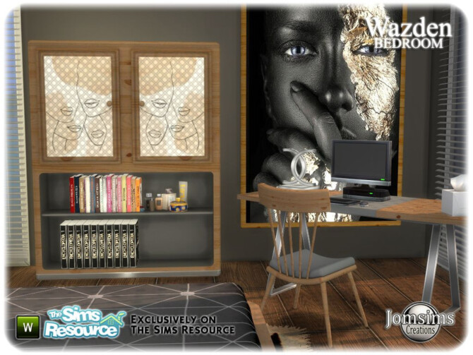 Sims 4 Wazden bedroom by jomsims at TSR