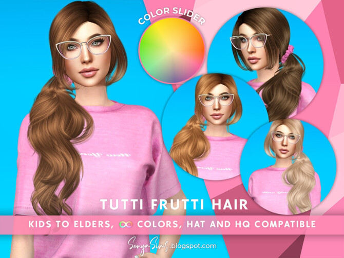 Sims 4 Tutti Frutti COLOR SLIDER (Retexture) by SonyaSimsCC at TSR