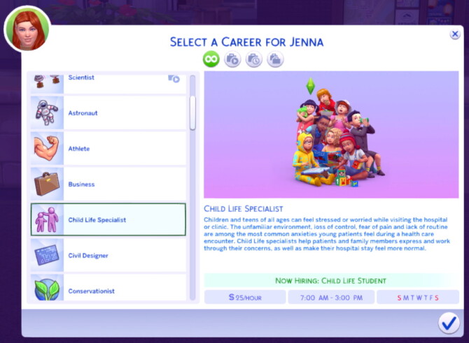 Sims 4 Child Life Specialist Career by ItsKatato at Mod The Sims 4