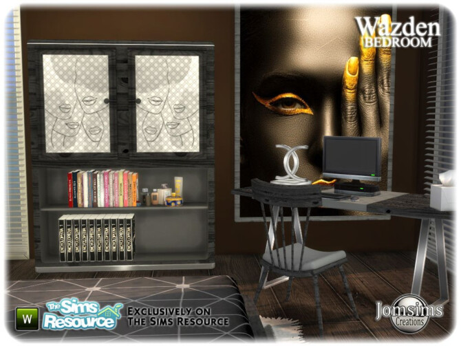 Sims 4 Wazden bedroom by jomsims at TSR