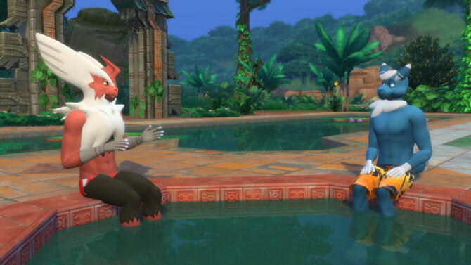 Sims 4 Play as a Blaziken and/or Meowstic from Pokemon by Leljas at Mod The Sims 4