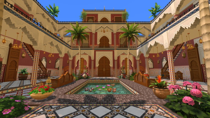 Sims 4 Qasr Hadiqat Al Kabir (CC) by JasonRMJ at Mod The Sims 4