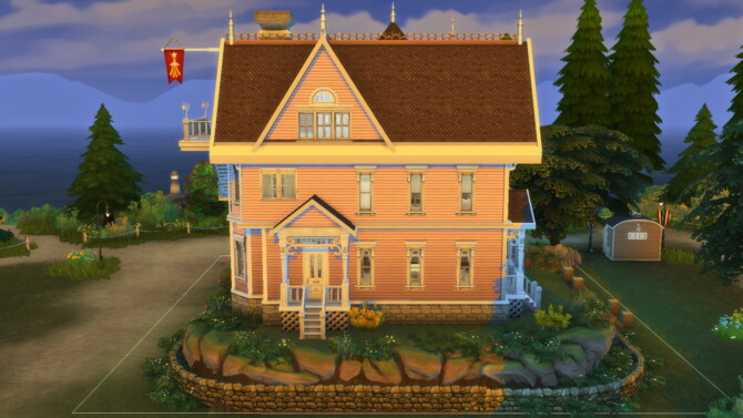 Sims 4 Pink Palace Coraline by plumbobkingdom at Mod The Sims 4