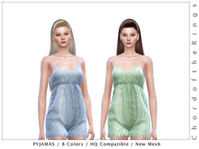 Sims 4 Pyjamas by ChordoftheRings at TSR