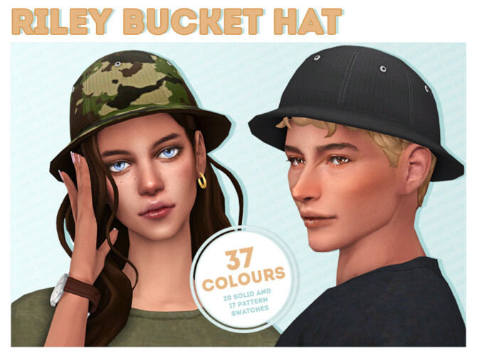 Sims 4 Solistair Riley Bucket Hats by Solistair at TSR