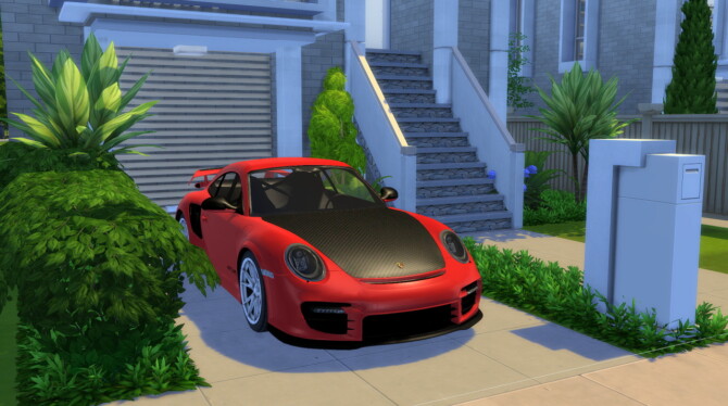 Sims 4 2011 Porsche 911 GT2 RS at Modern Crafter CC