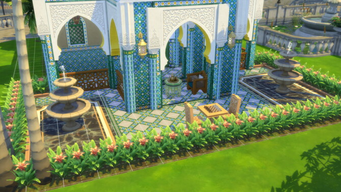 Sims 4 Taj Agra Moroccan Mughal Style Home at Mod The Sims 4
