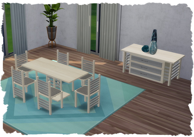 Sims 4 Legend dining room by Chalipo at All 4 Sims