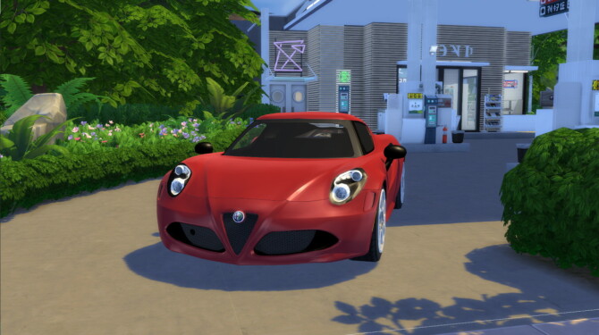 Sims 4 2015 Alfa Romeo 4C at Modern Crafter CC