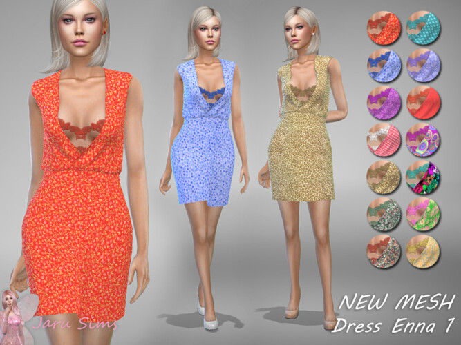 Dress Enna 1 By Jaru Sims
