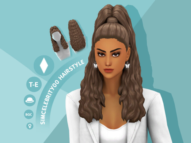 Sims 4 Fallon Hairstyle by simcelebrity00 at TSR