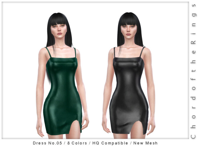 Sims 4 Dress No.05 by ChordoftheRings at TSR