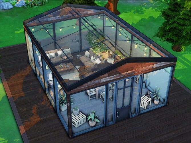 Sims 4 Sunroom by xogerardine at TSR